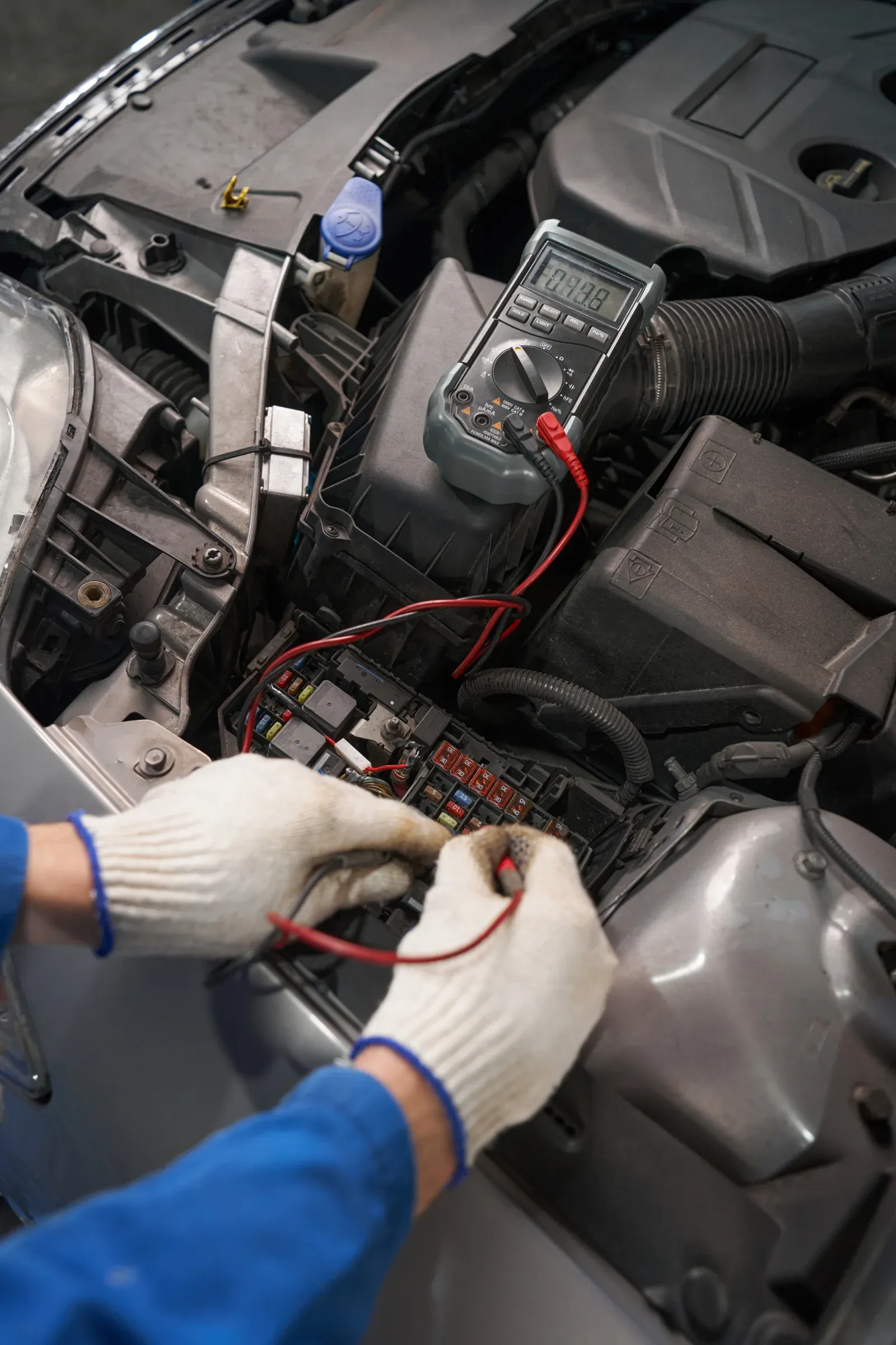 Diagnóstico y reparación de sistemas eléctricos, arneses, conectores y circuitos.
